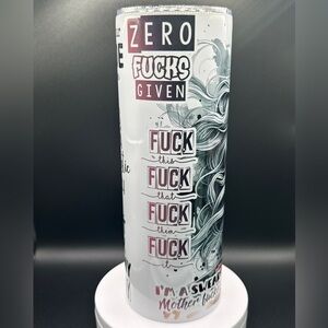 💋 Zero F*cks Given 20oz Attitude Tumbler 💅